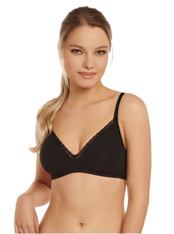 Lisca 2er Pack Soft BH in black