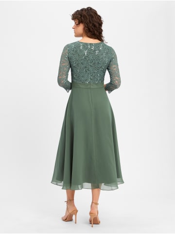 SWING Abendkleid in oliv - 0004