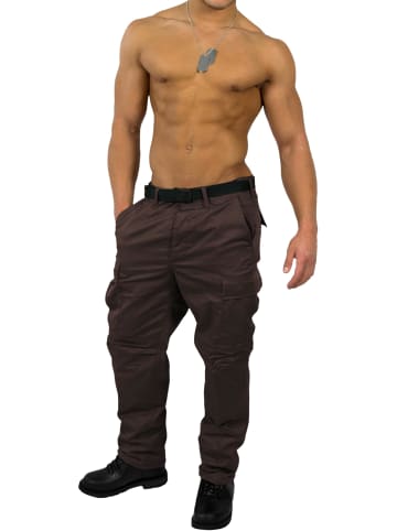 Normani Outdoor Sports Herren Outdoorhose „Trooper“ in Braun