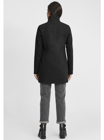 Oxmo Wollmantel OXHermy in Schwarz