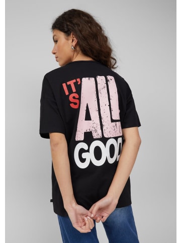QS T-Shirt in 99D0_schwarz