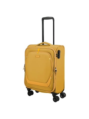 travelite Umbria - 4-Rollen-Kabinentrolley S 55 cm erw. (golden glow) in golden glow