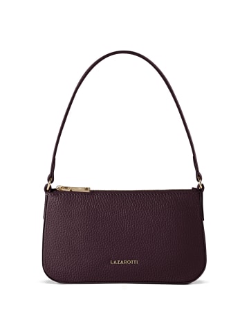 Lazarotti Bologna Leather Schultertasche Leder 22 cm in burgundy