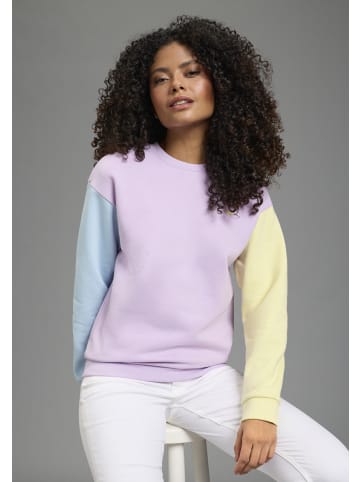 Kangaroos Sweatshirt in lila-gelb-blau