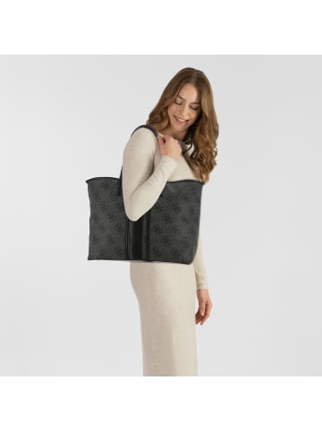 Guess Erenia Shopper Tasche 50 cm in coal logo