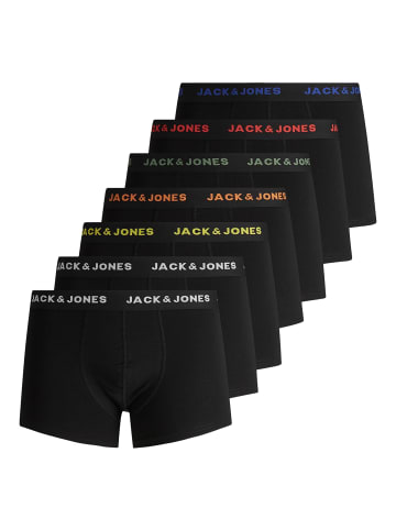 Jack & Jones 7er Pack Boxershorts Basic Trunks Unterhosen JACBASIC in Schwarz-3