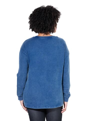 Angel of Style Sweatshirt in blue denim