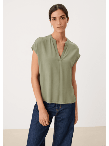 s.Oliver T-Shirt ärmellos in Olive