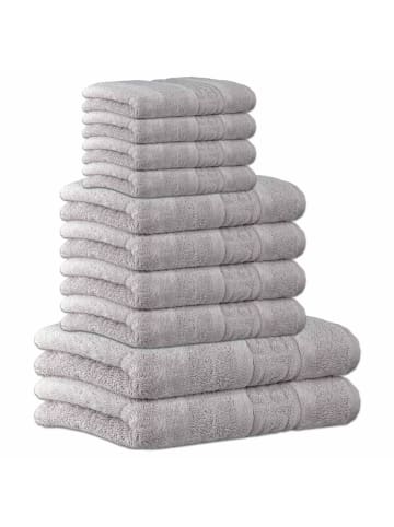 Cawö Handtuch 10er Pack in Silber