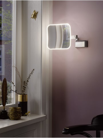 Emco Wand-Kosmetikspiegel mit Beleuchtung, 5-fach