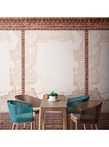 A.S. Création Tapete Urban Brick Frame in Rot-Weiß