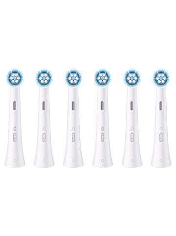 Oral-B Aufsteckbürsten "Sanfte Reinigung" in Weiß (6er-Pack)