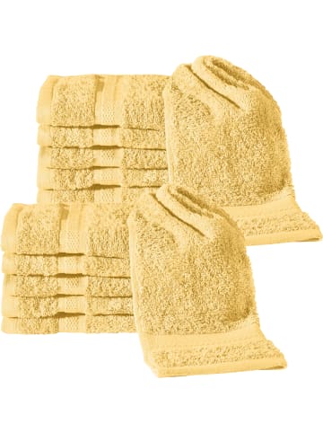 REDBEST Frottier Gästetuch 12er-Pack Chicago in hellgelb