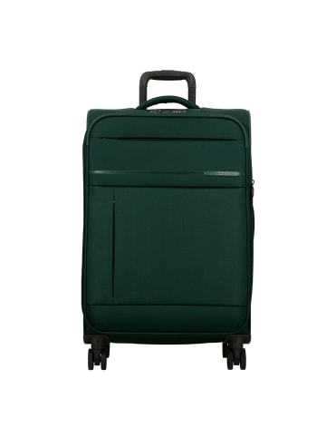Jump Monthélys 4 Rollen Trolley 67 cm mit Dehnfalte dark green