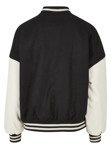 Urban Classics College Jackets in black/palewhite