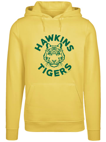 F4NT4STIC Hoodie Stranger Things Hawkins Tigers Netflix TV Series in taxi yellow