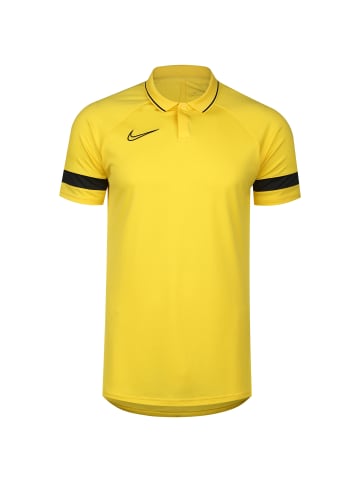 Nike Performance Poloshirt Academy 21 in gelb / schwarz