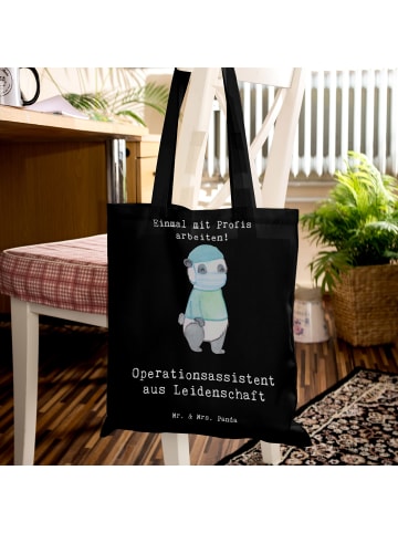 Mr. & Mrs. Panda Schultasche Operationsassistent Leidenschaft mi... in Schwarz