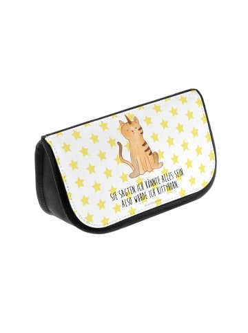 Mr. & Mrs. Panda aufbewahrungstasche Einhorn Katze mit Spruch in Weiß