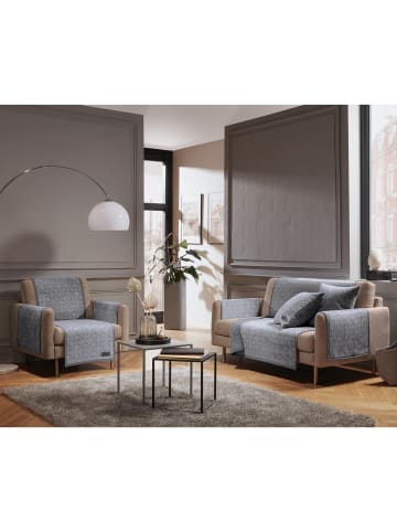 LOOKS by Wolfgang Joop Jacquard, Baumwollmischung Sessel- und Sofaschoner in grau