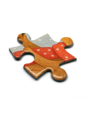 Mr. & Mrs. Panda Puzzle Maus Weihnachten Design ohne Spruch in Weiß