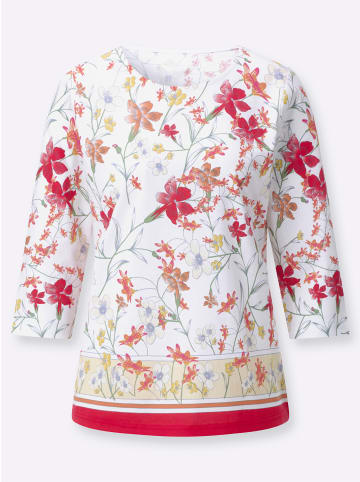 WITT WEIDEN Rundhalsshirt in erdbeere-eucalyptus-bedruckt