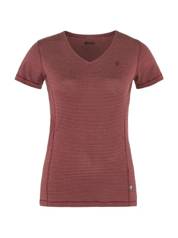 FJÄLLRÄVEN T-Shirt Abisko Cool in Dunkelrot