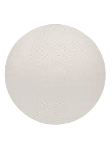 KADIMA DESIGN Teppich Kurzflor Unifarben Wohnzimmer in Creme