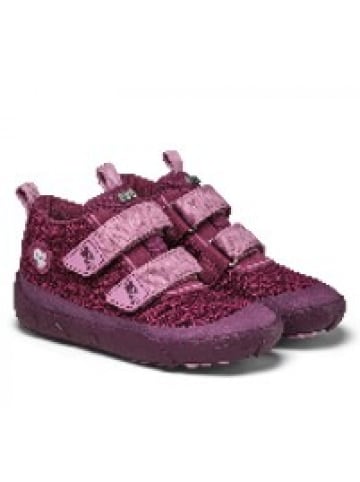 Affenzahn Klettschuh Knit Happy Otter in Lila