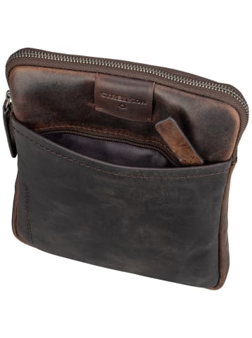 Strellson Beuteltasche Brick Lane Marcus XSVZ1 in Dark Brown
