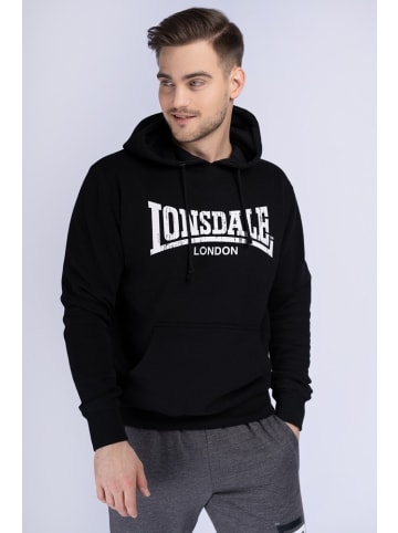 Lonsdale Hoodie "Wolterton" in Schwarz