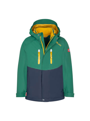 Trollkids 3 in 1 Jacke Bryggen in jungle green