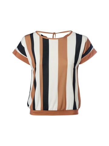 Mart Visser Benza Print Top Schwarz / Creme