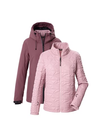 Killtec 3 in 1 Funktionsjacke mit Kapuze in Violett3996