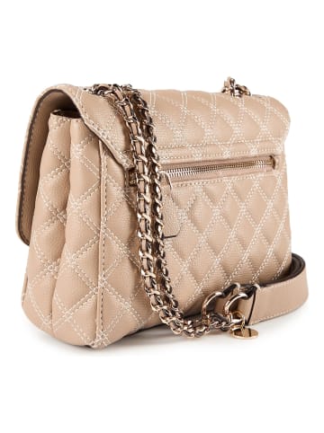 Guess Giully Schultertasche 25 cm in pale mocha