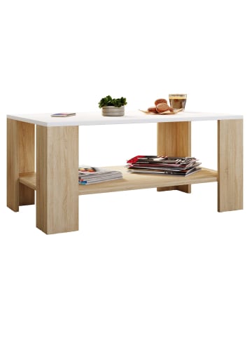 ebuy24 Couchtisch Dalus 3 Eiche 90 x 53 cm