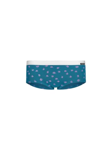Skiny Slip 2er Pack in Petrol/Weiß