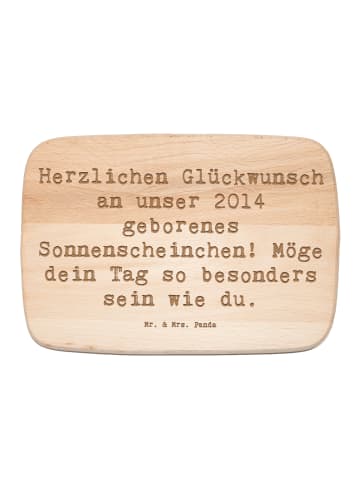 Mr. & Mrs. Panda jausenbrett Spruch 2014 Geburtstag Sonnenschein... in Transparent