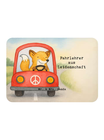 Mr. & Mrs. Panda Magnet Fahrlehrer Leidenschaft Design mit Spruch in Weiß