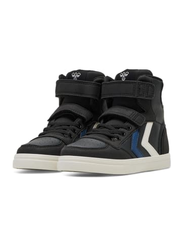 Hummel Klettverschluss Sneaker Slimmer Stadil Kinder in BLACK/BLUE