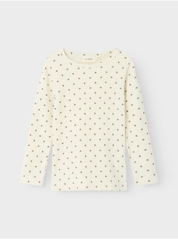 name it Langarmshirt NMNLAGO KIM LS SLIM TOP LIL in turtledove