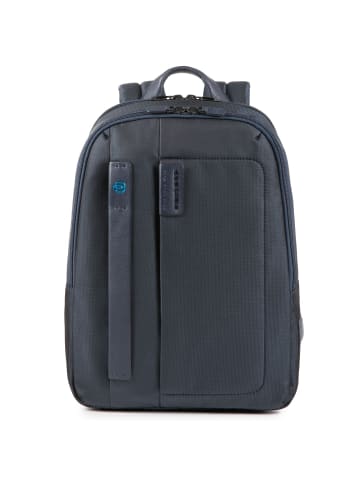 Piquadro P16 Business Rucksack 40 cm Laptopfach in blue