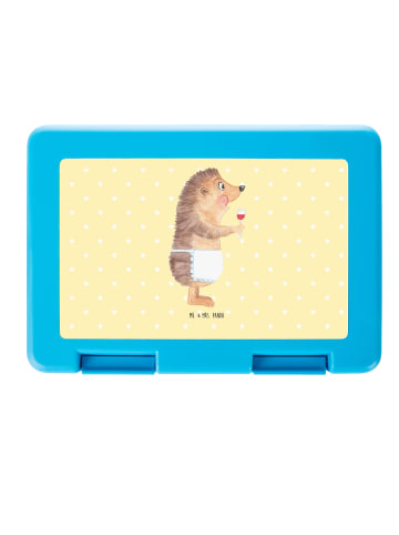 Mr. & Mrs. Panda Bentobox Igel Wein ohne Spruch in Gelb Pastell