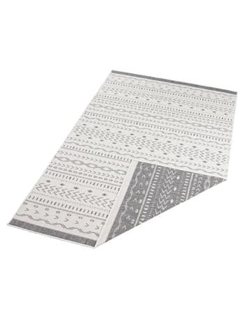 NORTHRUGS In- & Outdoor Wendeteppich Kuba Grau Creme