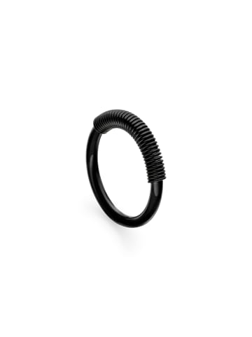 LIEBESKIND BERLIN Ring Ring - Twist in schwarz