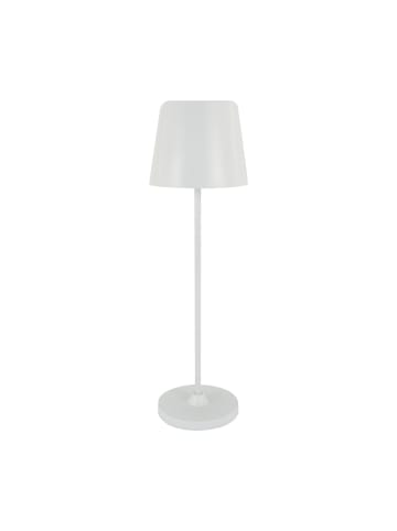 Licht-Erlebnisse Außen Tischlampe EEK D (B)11 x (L)11 x (H)37 cm in Weiß