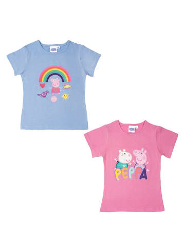 United Labels 2er Pack Peppa Wutz T-Shirt in Mehrfarbig