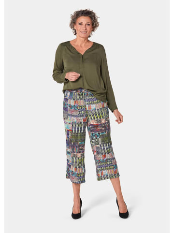 GOLDNER Druckhose in bunt / gemustert