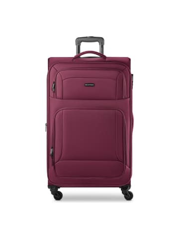Smartbox Edition 04 4 Rollen Trolley 78 cm mit Dehnfalte in burgundy