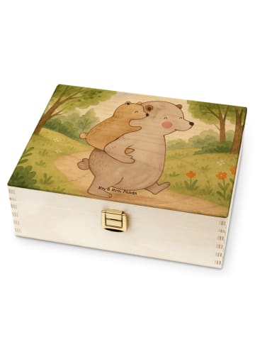 Mr. & Mrs. Panda Teedose Papa Bär Design ohne Spruch in Weiß